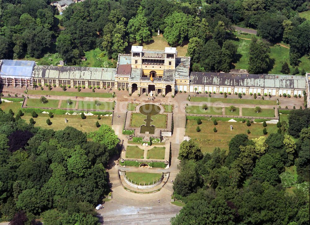 Potsdam aus der Vogelperspektive: Neue Orangerie in Potsdam