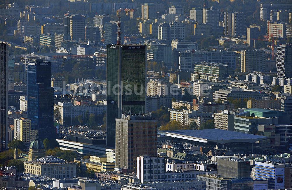 Warschau / Warszawa / Warsaw von oben - Neue Skyline der polnischen Metropole Warschau