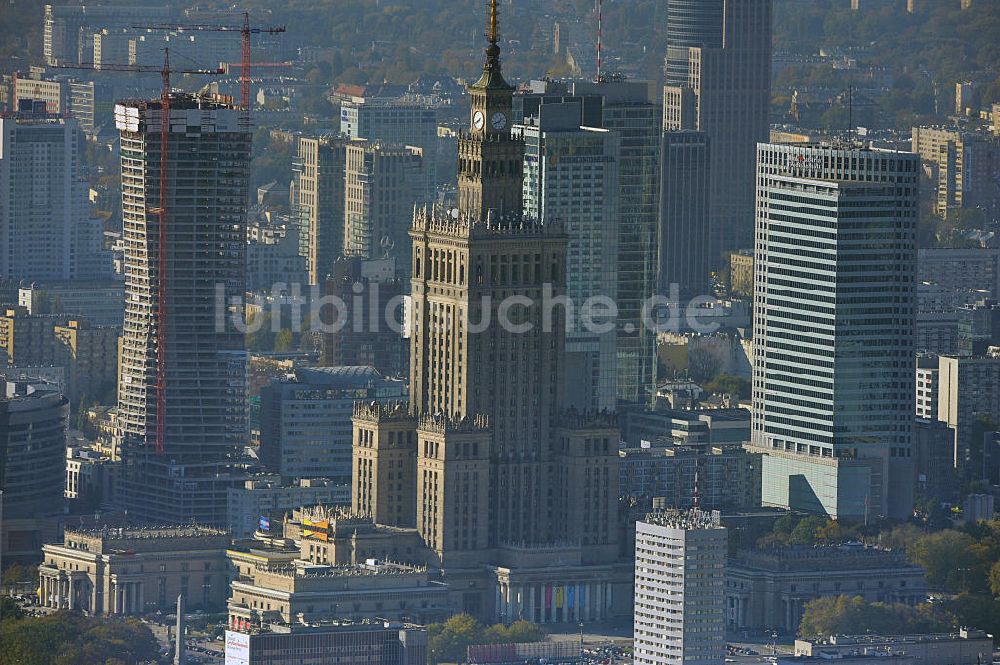 Warschau / Warszawa / Warsaw von oben - Neue Skyline der polnischen Metropole Warschau