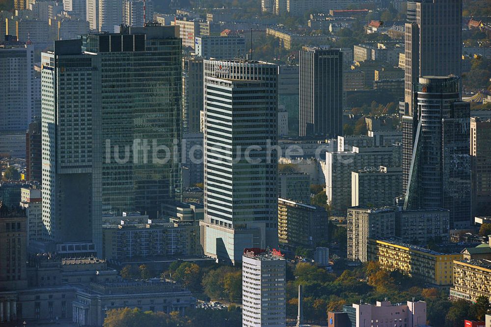 Warschau / Warszawa / Warsaw von oben - Neue Skyline der polnischen Metropole Warschau