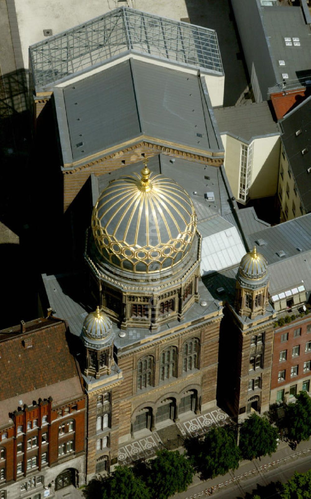 Berlin aus der Vogelperspektive: Neue Synagoge Berlin