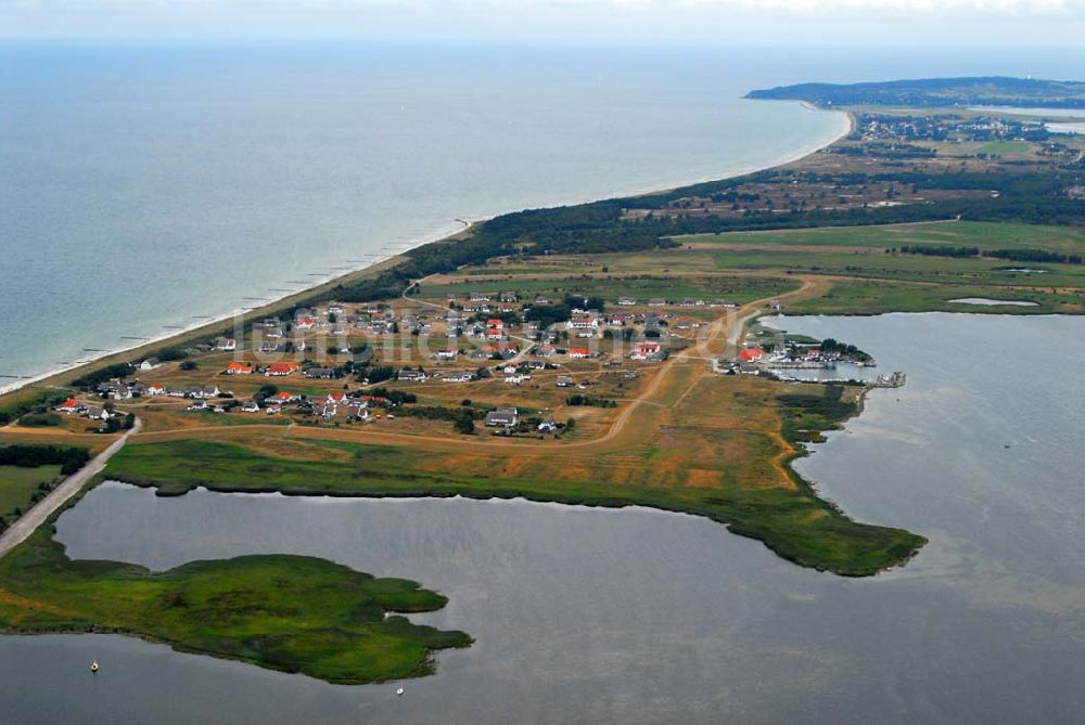 Luftaufnahme Hiddensee (Rügen) - Neuendorf auf Hiddensee