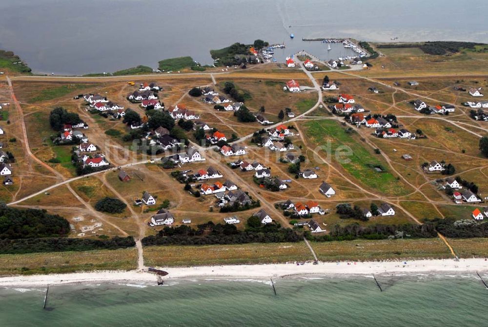 Luftaufnahme Neuendorf auf Hiddensee - Neuendorf auf Hiddensee