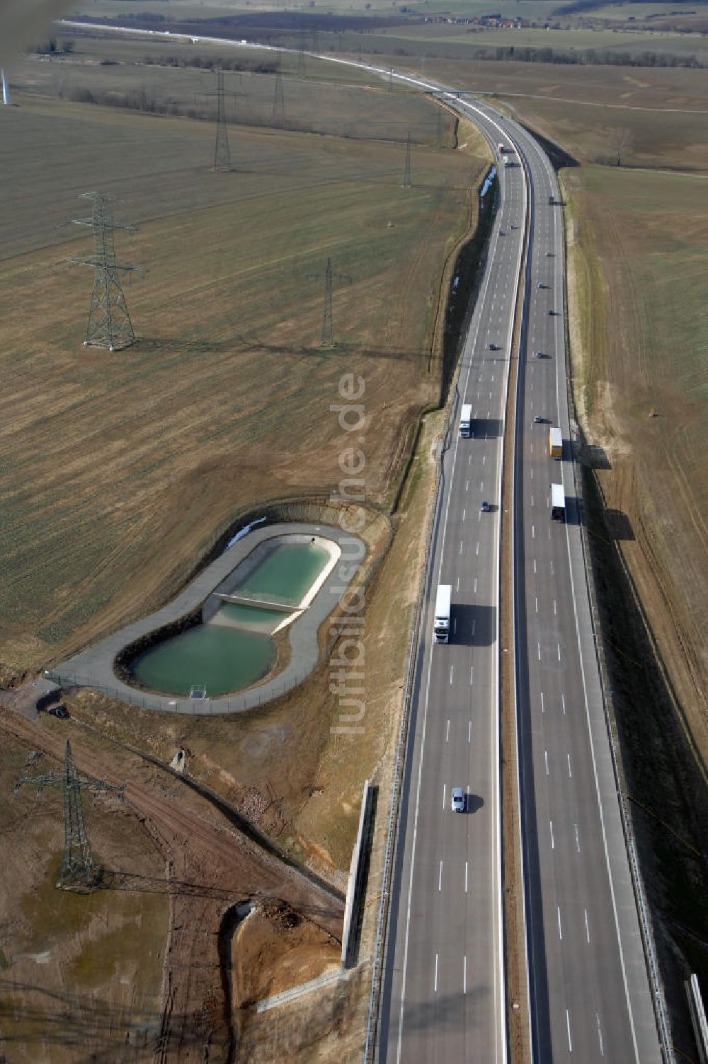 Luftbild Hötzelsroda - Neuer A4 -Autobahnverlauf bei Hötzelsroda - new A4 motorway course E40 / A4 near hötzelsroda in thuringia