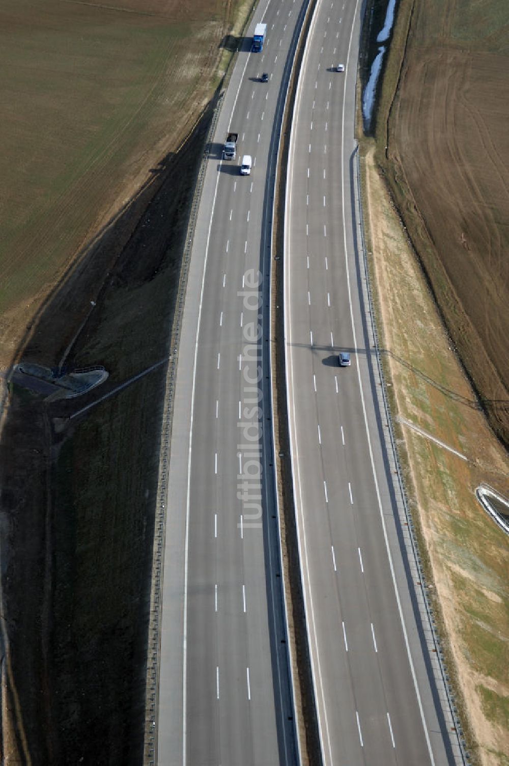 Hötzelsroda aus der Vogelperspektive: Neuer A4 -Autobahnverlauf bei Hötzelsroda - new A4 motorway course E40 / A4 near hötzelsroda in thuringia