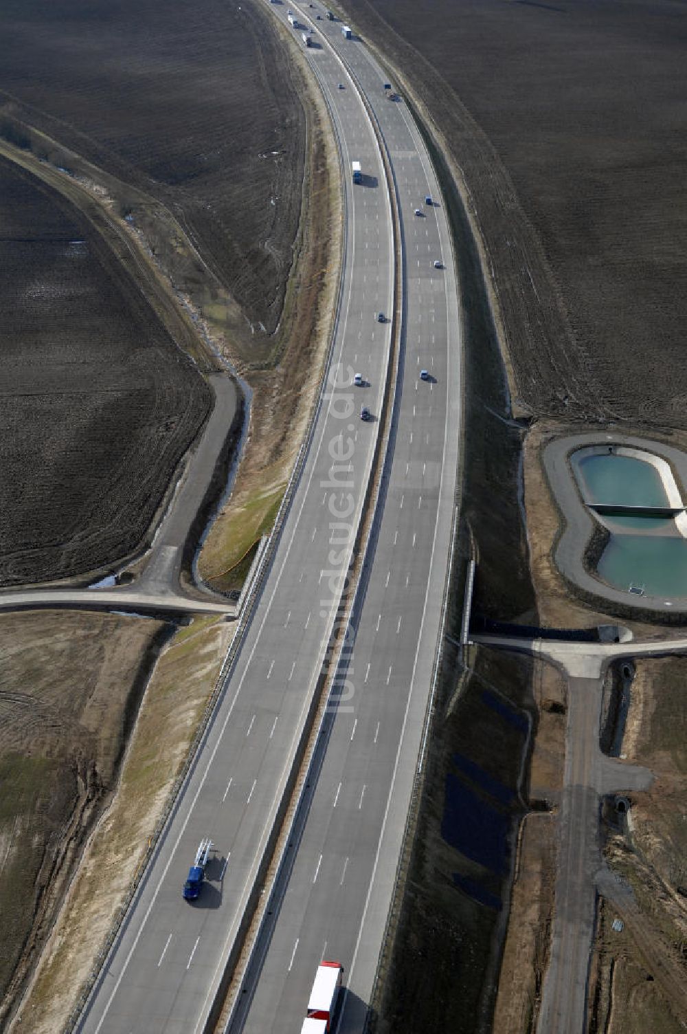 Hötzelsroda von oben - Neuer A4 -Autobahnverlauf bei Hötzelsroda - new A4 motorway course E40 / A4 near hötzelsroda in thuringia