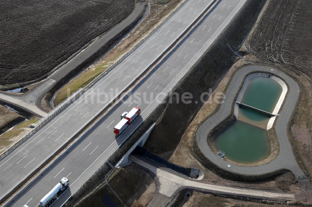 Luftbild Hötzelsroda - Neuer A4 -Autobahnverlauf bei Hötzelsroda - new A4 motorway course E40 / A4 near hötzelsroda in thuringia