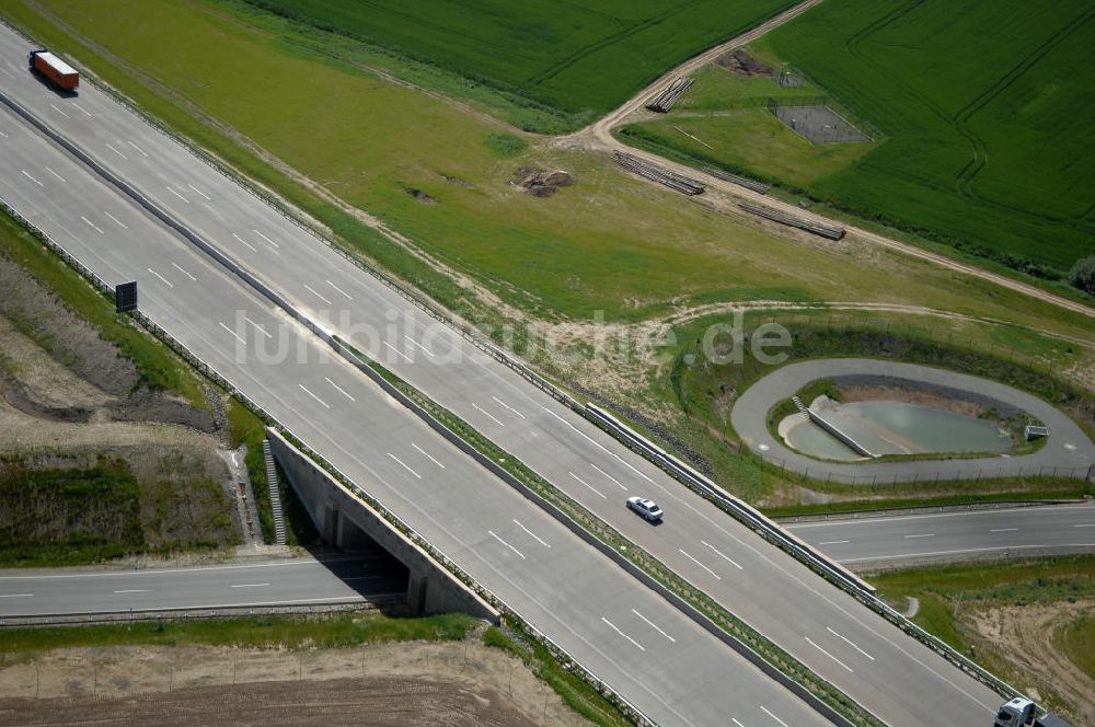 Hötzelsroda von oben - Neuer A4 -Autobahnverlauf bei Hötzelsroda - new A4 motorway course E40 / A4 near Hötzelsroda in thuringia