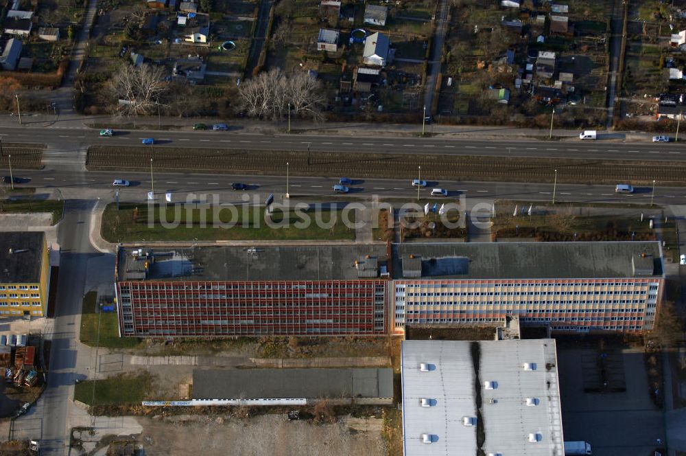 Luftaufnahme Berlin - Neuer Hauptsitz der FORTUNA Wohnungsunternehmen eG in Lichtenberg