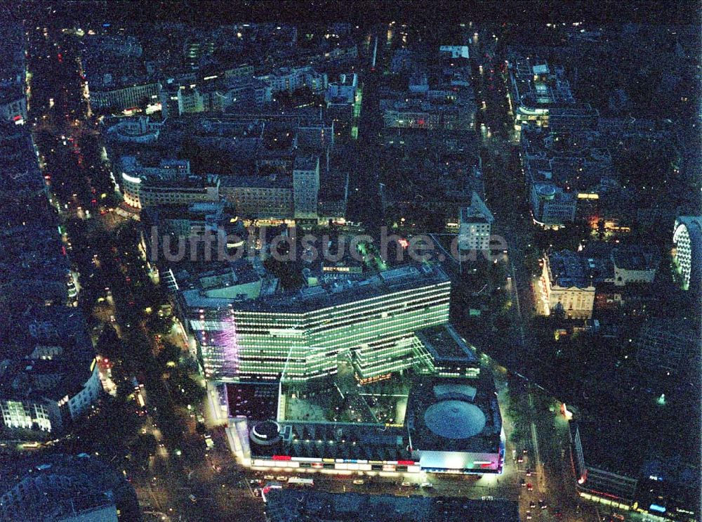 Berlin - Charlottenburg aus der Vogelperspektive: Neuerbautes Kranzlereck am Berliner Kurfürstendamm in Berlin - Charlottenburg.