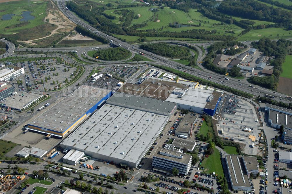 Luftbild Ludwigsburg - Neueröffnetes IKEA Einrichtungshaus in Ludwigsburg