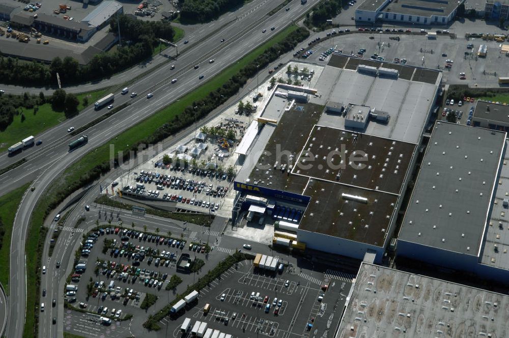 Luftbild Ludwigsburg - Neueröffnetes IKEA Einrichtungshaus in Ludwigsburg