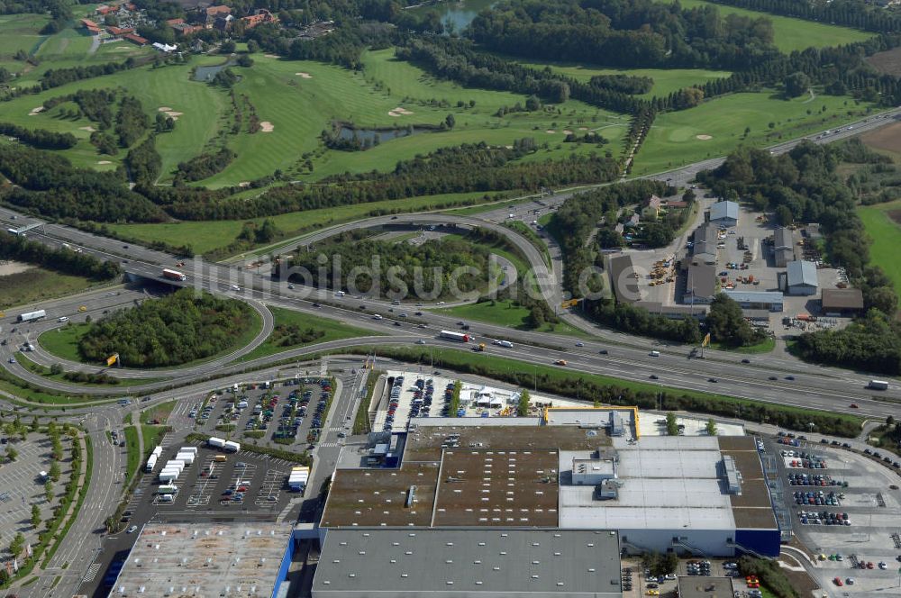 Luftaufnahme Ludwigsburg - Neueröffnetes IKEA Einrichtungshaus in Ludwigsburg