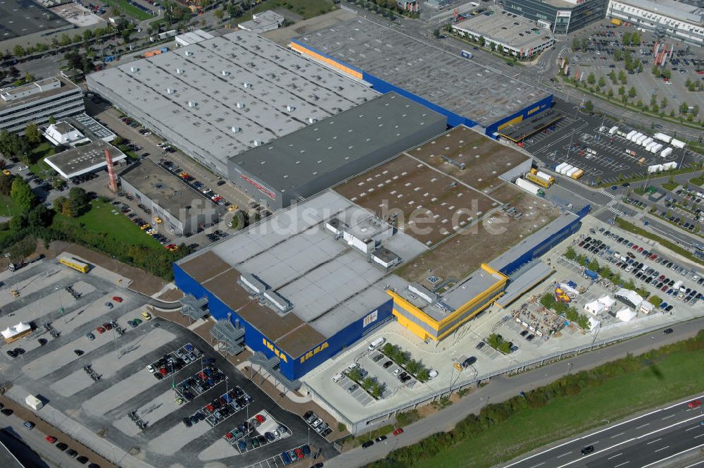 Ludwigsburg aus der Vogelperspektive: Neueröffnetes IKEA Einrichtungshaus in Ludwigsburg