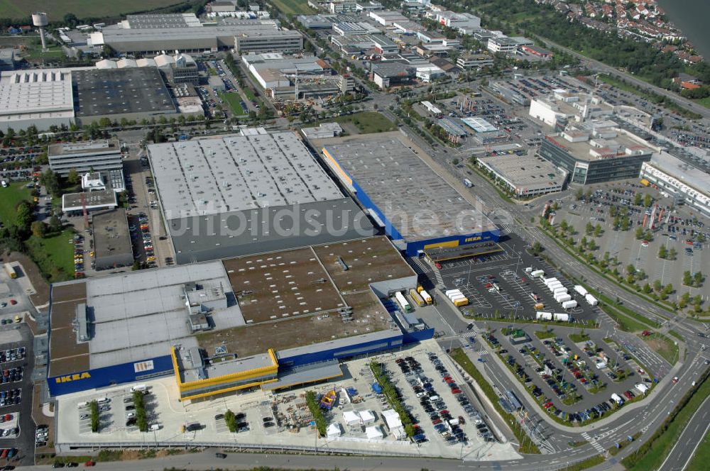 Luftaufnahme Ludwigsburg - Neueröffnetes IKEA Einrichtungshaus in Ludwigsburg