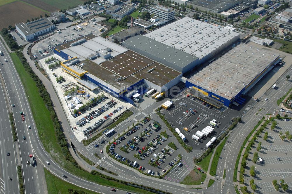 Luftbild Ludwigsburg - Neueröffnetes IKEA Einrichtungshaus in Ludwigsburg