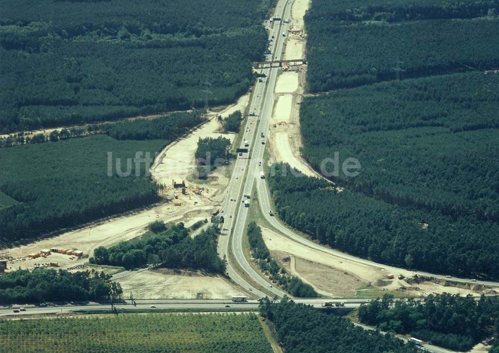 Luftaufnahme Werder / H. - Neues Autobahnkreuz Werder / H.