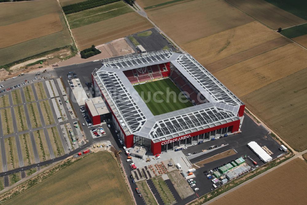 Luftbild Mainz - Neues eingeweihtes Fußball- Stadion Coface-Arena in Mainz