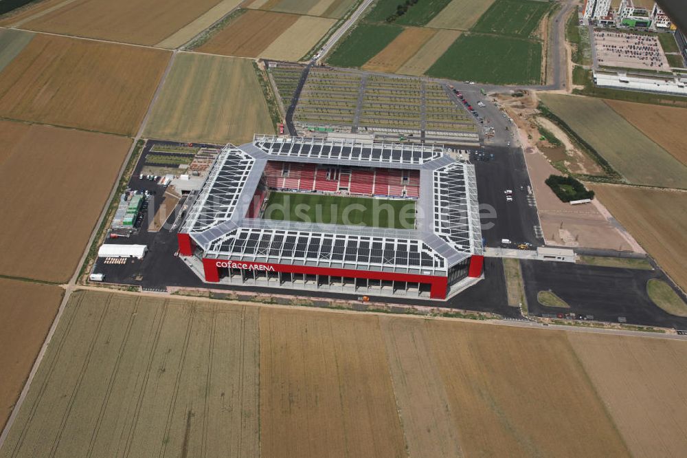 Luftbild Mainz - Neues eingeweihtes Fußball- Stadion Coface-Arena in Mainz