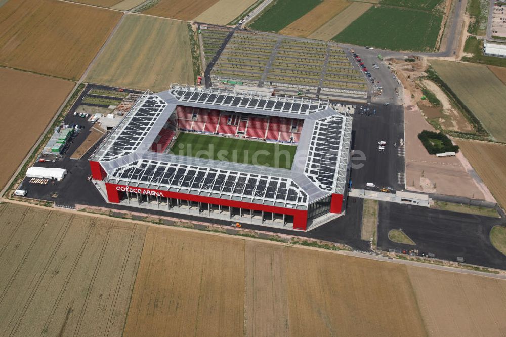 Luftaufnahme Mainz - Neues eingeweihtes Fußball- Stadion Coface-Arena in Mainz