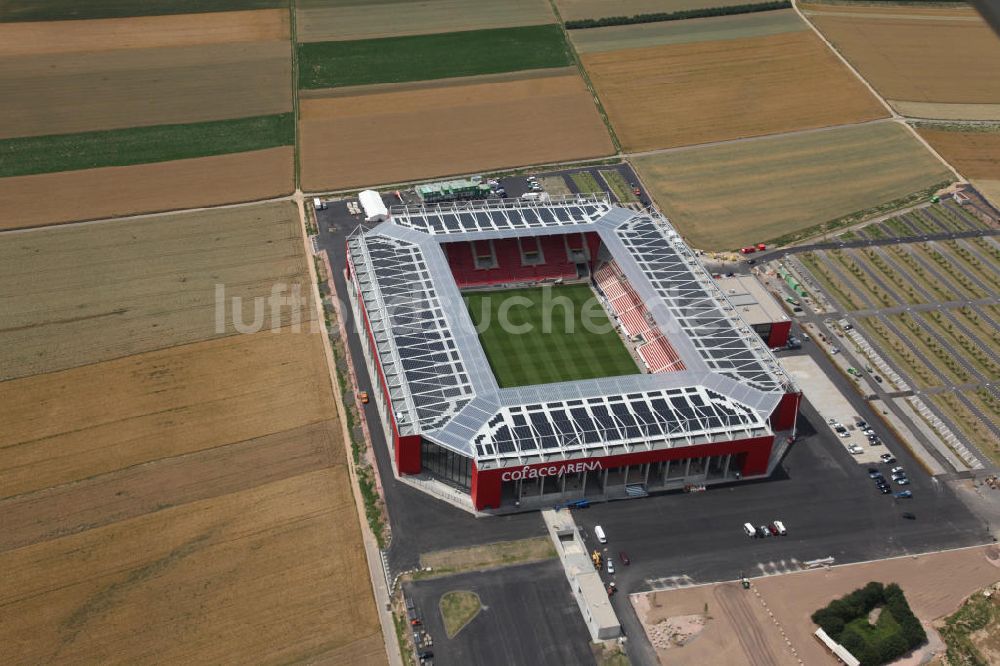 Luftaufnahme Mainz - Neues eingeweihtes Fußball- Stadion Coface-Arena in Mainz