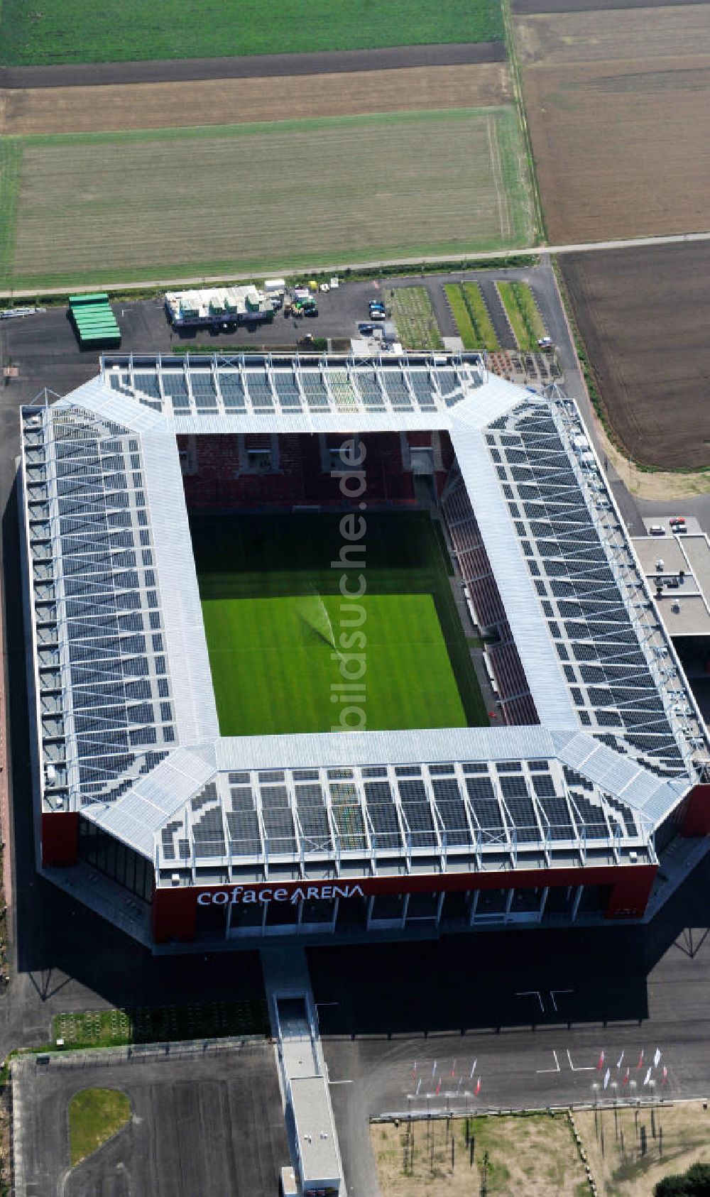 Luftbild Mainz - Neues eingeweihtes Fußball- Stadion Coface-Arena in Mainz