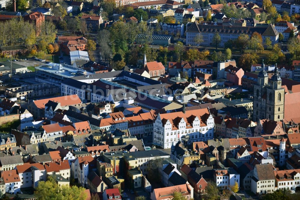 Luftbild Wittenberg - Neues Einkaufszentrums Arsenal in der Innensatdt von Wittenberg in Sachsen-Anhalt