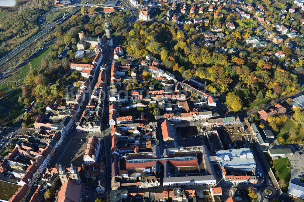 Luftaufnahme Wittenberg - Neues Einkaufszentrums Arsenal in der Innensatdt von Wittenberg in Sachsen-Anhalt