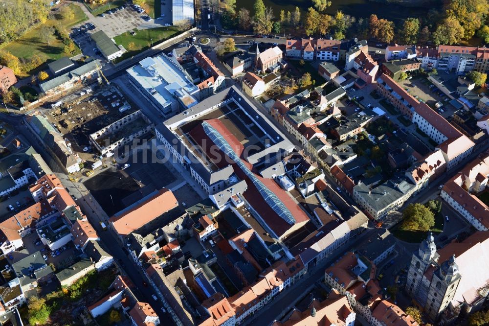 Luftbild Wittenberg - Neues Einkaufszentrums Arsenal in der Innensatdt von Wittenberg in Sachsen-Anhalt