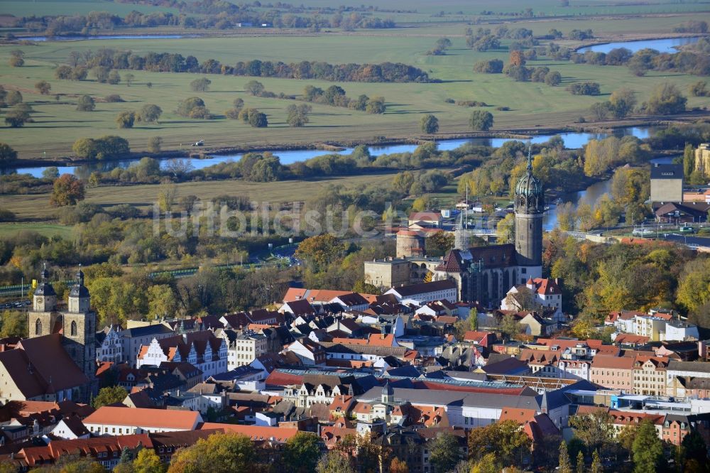 Luftbild Wittenberg - Neues Einkaufszentrums Arsenal in der Innensatdt von Wittenberg in Sachsen-Anhalt