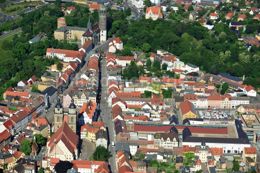 Luftbild Wittenberg - Neues Einkaufszentrums Arsenal in der Innensatdt von Wittenberg in Sachsen-Anhalt