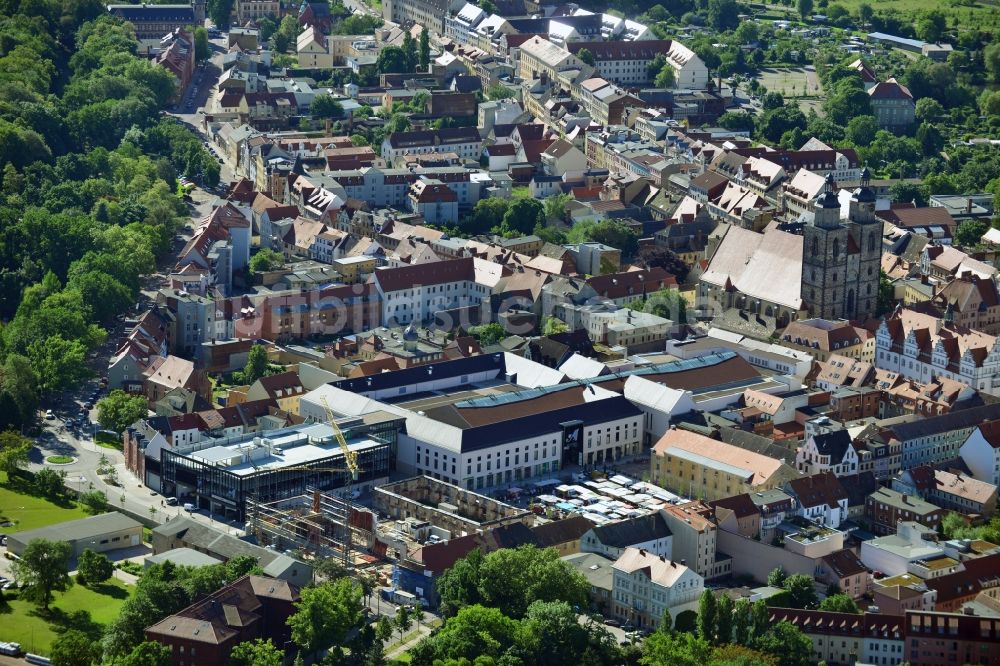 Luftbild Wittenberg - Neues Einkaufszentrums Arsenal in der Innensatdt von Wittenberg in Sachsen-Anhalt