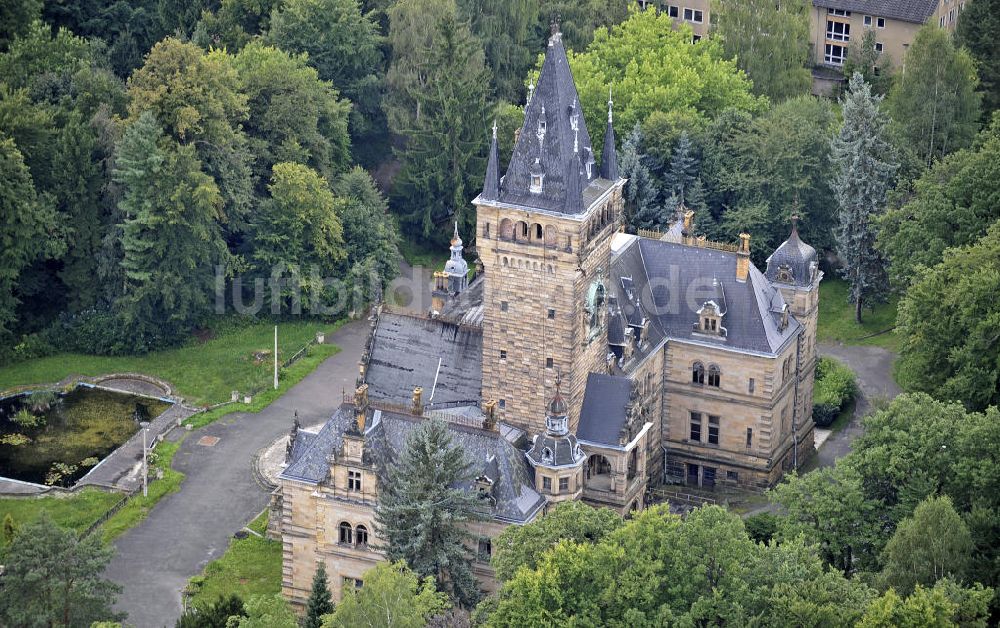 Luftaufnahme Hummelshain - Neues Jagdschloss Hummelshain