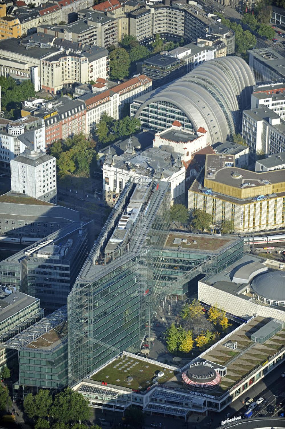 Berlin von oben - Neues Kranzler-Eck Berlin-Charlottenburg