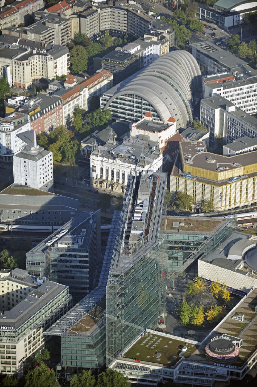 Berlin aus der Vogelperspektive: Neues Kranzler-Eck Berlin-Charlottenburg