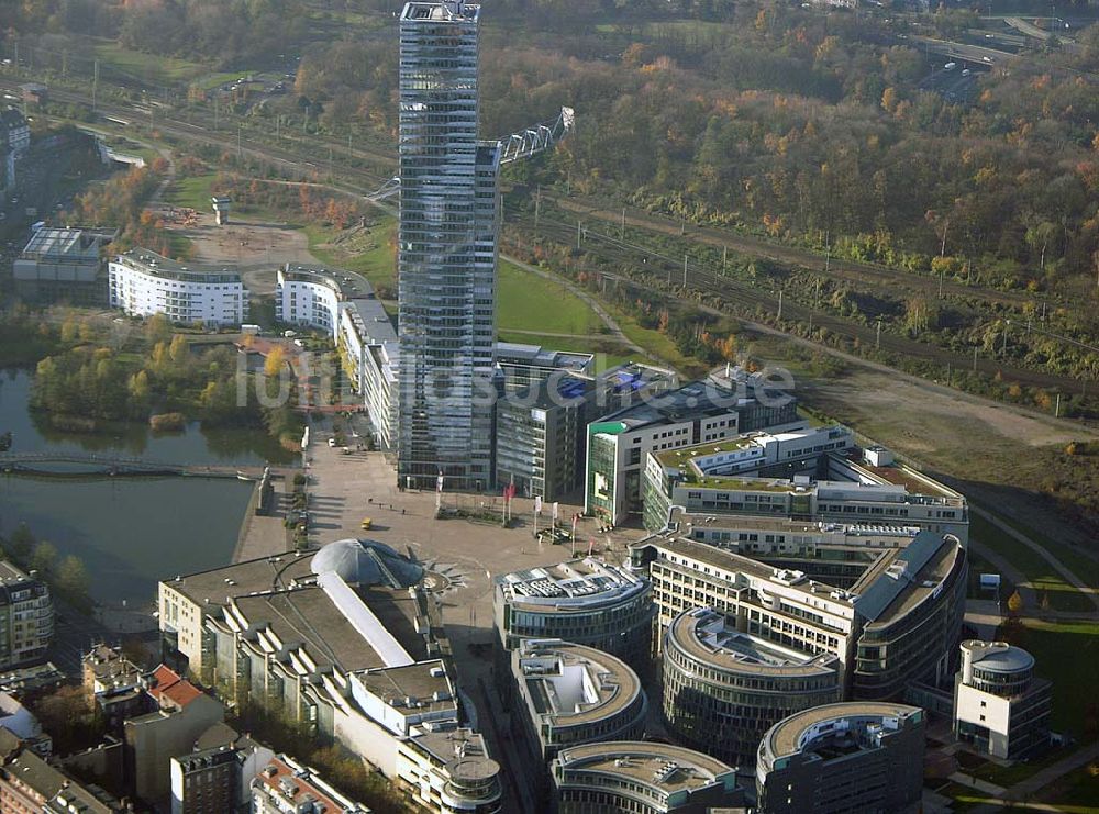 Köln aus der Vogelperspektive: Neues Medienzentrum Köln