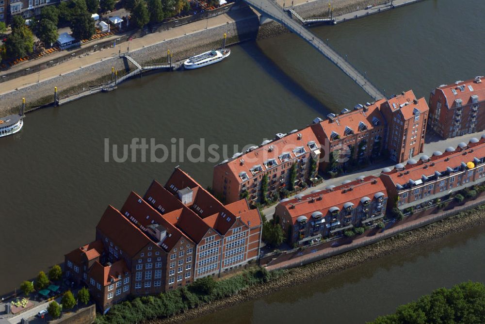 Luftbild Bremen - Neues Museum Weserburg Bremen