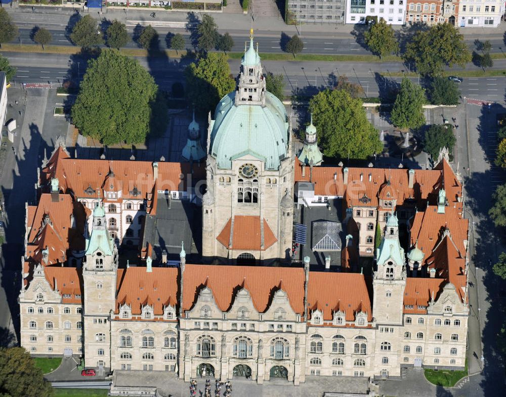 Luftaufnahme Hannover - Neues Rathaus Hannover