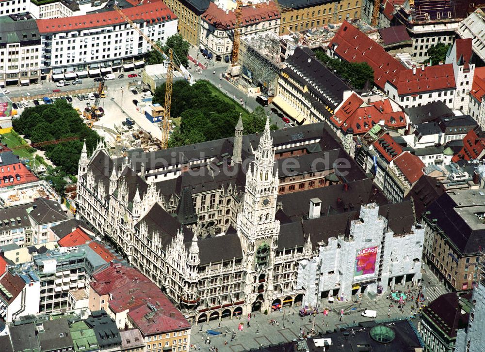 Luftbild München - Neues Rathaus München