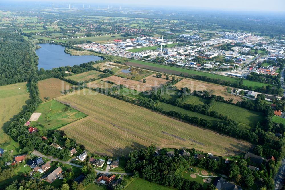 Luftbild Aurich - Neues Sangruben-Gelände in Aurich im Bundesland Niedersachsen