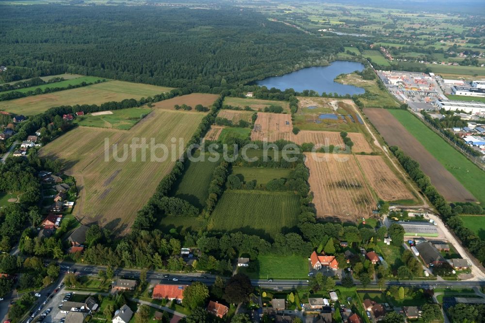 Luftaufnahme Aurich - Neues Sangruben-Gelände in Aurich im Bundesland Niedersachsen