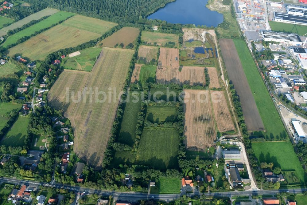 Luftaufnahme Aurich - Neues Sangruben-Gelände in Aurich im Bundesland Niedersachsen