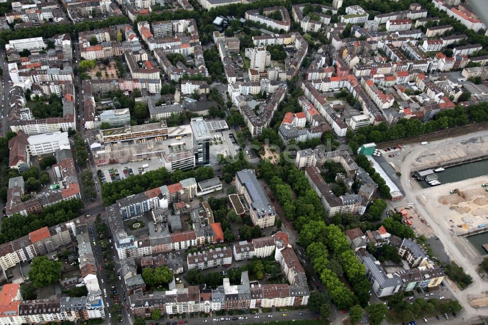 Luftbild Mainz - Neues Verwaltungsgebäude der MVG Mainzer Verkehrsgesellschaft mbH in Mainz im Bundesland Rheinland-Pfalz