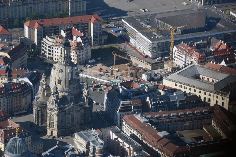 Luftbild Dresden - Neumarkt in Dresden im Bundesland Sachsen