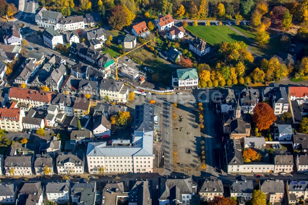 Luftaufnahme Arnsberg - Neumarkt im Innenstadtbereich von Arnsberg im Bundesland Nordrhein-Westfalen