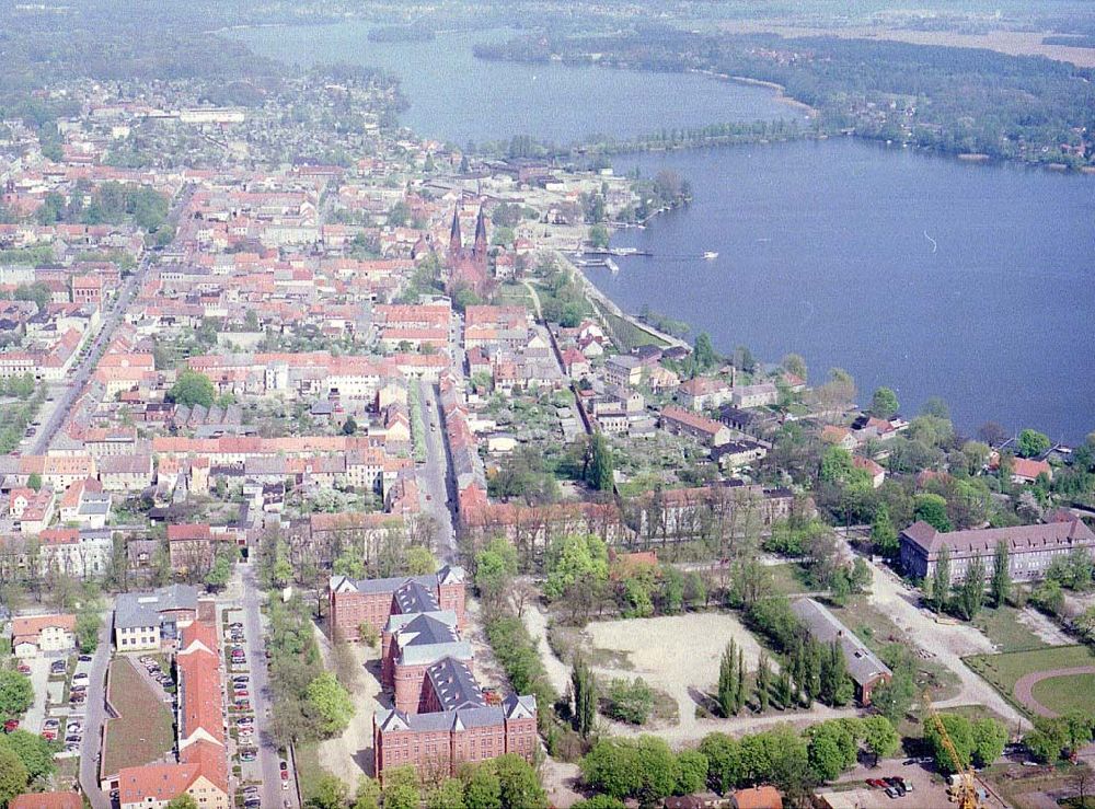 Neuruppin / BRB von oben - Neuruppin - Gesamtübersicht.