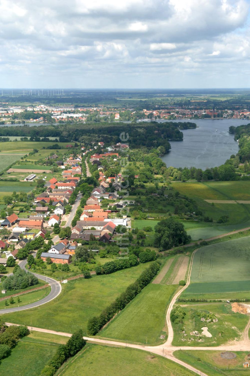 Neuruppin von oben - Neuruppin OT Wuthenow