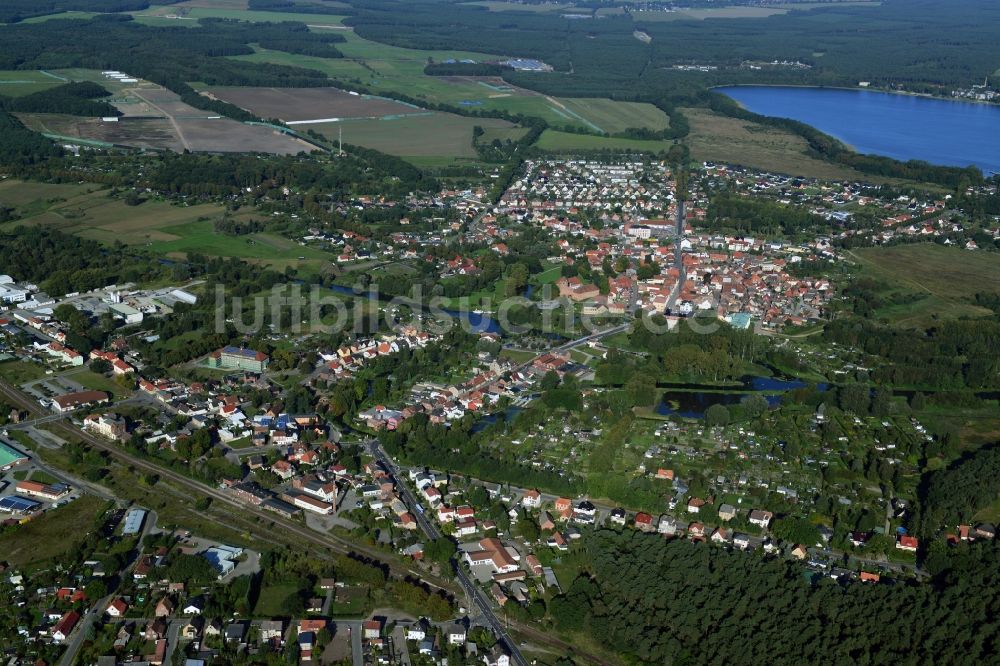 Luftbild Neustadt-Glewe - Neustadt-Glewe im Bundesland Mecklenburg-Vorpommern