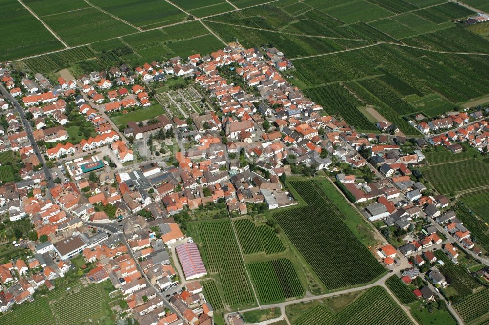 Luftaufnahme Diedesfeld - Neustadt an der Weinstraße OT Diedesfeld im Bundesland Rheinland-Pfalz