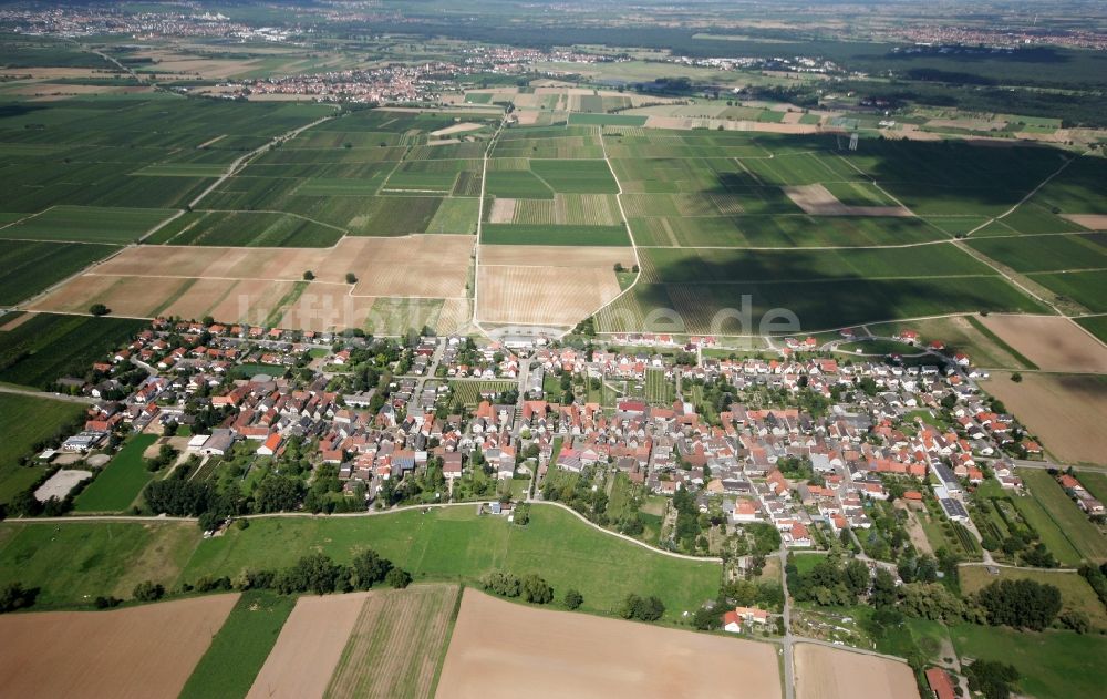 Luftaufnahme Duttweiler - Neustadt an der Weinstraße OT Duttweiler im Bundesland Rheinland-Pfalz